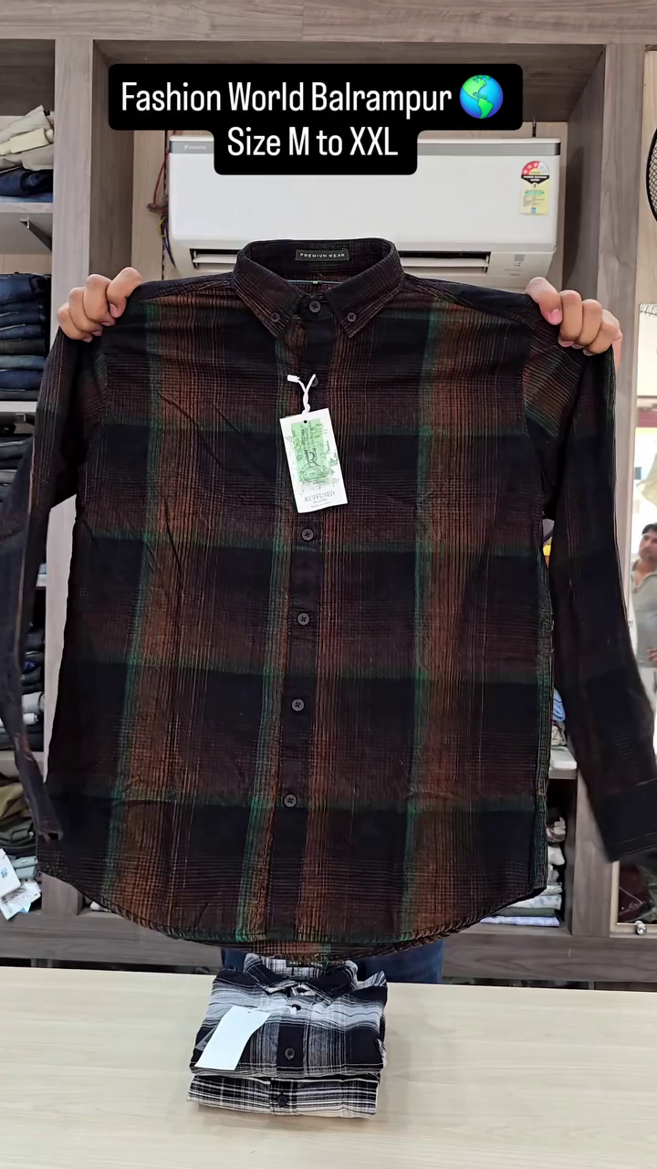 Stylish Casual Men’s Classic Checked Shirt