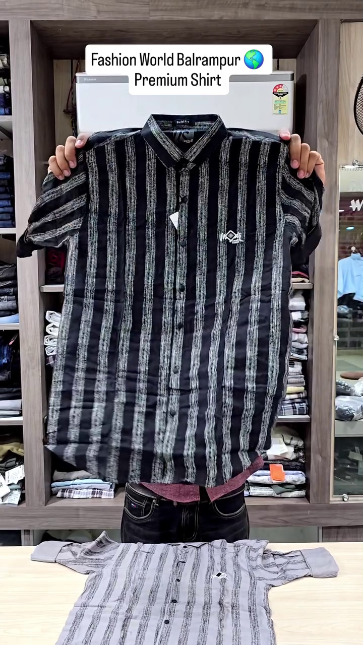 Premium Summer Comfort Men’s Stripe Linen Shirt