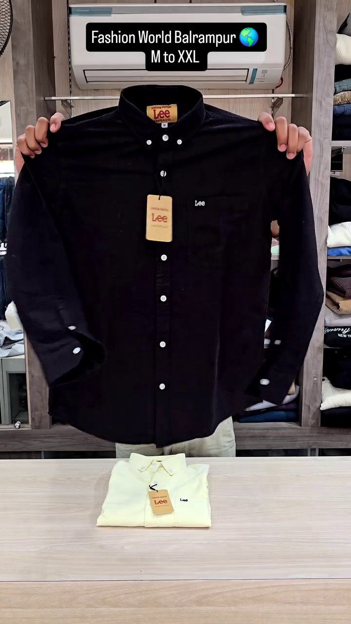 Classic Minimal Style Men’s Plain Solid Shirt